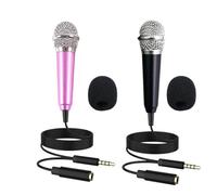 Microfono per Sussurri Funzionalità Plug and Play portatile universale | Altoparlante Amplificatore Microfono Compatto Mini A Mano Per Karaoke, Canto E Podcasting, Registrazione Audio, Registrazio