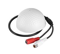 Microfono pickup mini CCTV, 100m² Ampio raggio HiFi Monitoraggio Microfono pickup Testa per di sicurezza CCTV Telecamera DVR Sorveglianza