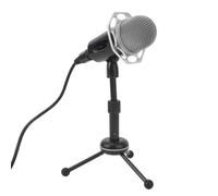 Microfono Podcast da 3,5 Mm, Microfono da Gioco per Computer PC con Supporto Staccabile, Controllo Volume Microfono Dinamico da Studio Cardioide per Voce, Streaming,