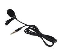 Microfono portatile a clip, microfono con riduzione del rumore Nessun rumore di fondo Nessun sibilo Eccellente qualità del suono Uscita stereo a 360 gradi per la registrazione vocale