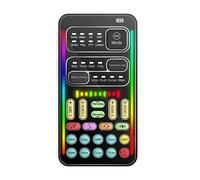 Microfono portatile palmare Voice Changer I9 Voice Changer, 8 effetti sonori fissi, supporta tre dispositivi contemporaneamente, per PS4 PS5 Mobile Computer portatile, Plug and Play