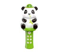 Microfono portatile per bambini, karaoke per bambini, macchina per microfono portatile con cartoni animati, giocattolo per canto musicale interattivo, gioco wireless per imparare in anticipo