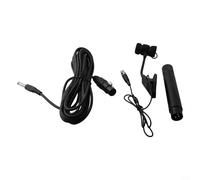 Microfono portatile per sassofono cablato con pickup omnidirezionale, opzioni di connettore a 3 pin e 4 pin, microfono a clip per violino, chitarra, sax (B)