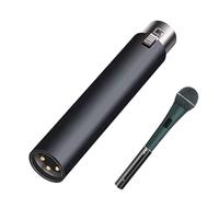 Microfono Preamp Booster, Compact Dynamic Gain Amplifier, 3,98 x 0,75 x 0,75 pollici, Low-Noise Studio-Grade Clarity, 48 V Active Booster for Vocal & Studio Recording