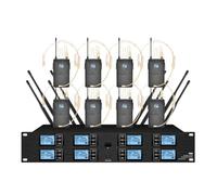 Microfono Professionale A Condensatore Montato Sulla Testa For Wireless UHF Adatto For For Spettacoli Sul Palco Della Chiesa Riproduzione Chiara Del Suono(3)