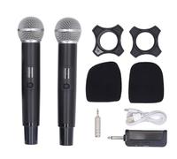 Microfono Professionale, Mic Karaoke Wireless Portatile BT con funzionalità Riverbero Design della Bobina Dinamica Ideale per lo Studio di Palcoscenico Karaoke