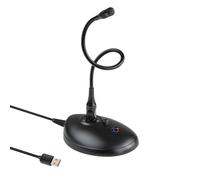 Microfono professionale per conferenze con acquisizione audio a 360° e presa USB, silenziosa con un solo tocco per un controllo senza problemi