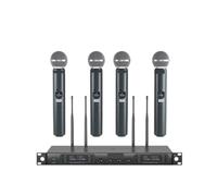 Microfono Professionale UHF Senza Fili, Scansione Automatica Dei Canali, Frequenza Selezionabile, Metallo 100M For Canto In Chiesa PTU7000 Qualità Audio Senza Perdita Di Dati