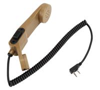 Microfono PTT portatile compatibile con la serie Z di Airsoft militare, con auricolare esterno, audio nitido e design indossabile a spalla, finitura