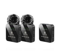 Microfono Lavalier Wireless PULUZ 2 TX + 1 RX