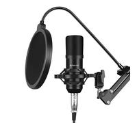 Microfono Puluz PU612B USB unidirezionale con filtro antipop e accessori