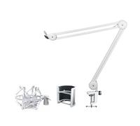 Microfono regolabile Sospensione Boom Forbice Braccio Stand Metallo Mic Stand Molla Integrata Per Voice Over Artisti Podcasting Braccio Morsetto