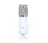 Microfono Ring Fill Light Kit microfono treppiede con scheda audio live Microfono a condensatore da studio professionale for karaoke wireless(White BM900)