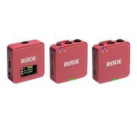 Rode Sistema microfonico digitale Wireless GO (Gen. 3) 2 canali, senza fili rosa