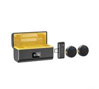 Microfono senza fili con ricevitore per DJI Action Camera Action5Pro Per Pocket3 Osmo360 Offrendo Audio Chiaro Consegna per Video Creatori