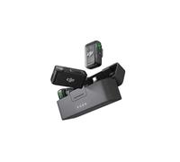 Microfono senza fili DJI Mic 2 (2 TX + 1 RX) - Doppio trasmettitore, registrazione 32-bit float, portata 160 m, Nero - Nouvo