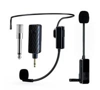 Microfono senza fili, set di cuffie con microfoni, cuffie Bluetooth ideali per altoparlanti, sistema PA, amplificatore vocale, microfono senza fili, megafono per insegnanti, guide turistiche