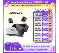 DJI Mic Mini (1 TX + 1 RX),microfono lavalier, leggerissimo, audio di alta qualità, cancellazione del rumore, regolazione automatica, microfono senza fili per fotocamere/iPhone/Android, vlog