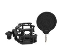 Microfono Shock Mount Filtro Professionale Ideale Per Registrazione Studio Stadio Con Suono Chiaro Facile Installazione Adatta A Microfoni Diametro 21 5 25 5 Mm