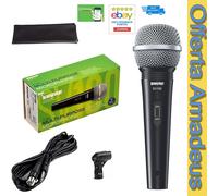 Microfono SHURE SV100 dinamico CANTO KARAOKE SPEAKER DJ cavo USO SU MIXER