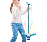 Microfono simulato per suonare microfono | Microfono falso, microoni giocattolo, strumento musicale, forniture per regali, giocattoli interattivi colorati per cantare musica con Sopor