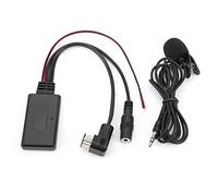 Microfono Stereo Bluetooth 5.0 per Auto con Cavo Audio AUX per Radio IP-BUS, Connessione Stabile per Amanti della Musica, Materiale ABS, Adatto per R, Installazione Plug and Play