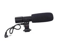 Microfono stereo nero per Nikon D7000 D300s D5100 D5300 D3300 D3200 accessorio