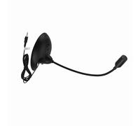Microfono Stereo per Karaoke da Tavolo a Collo di Cigno, Piccolo Microfono Flessibile per Registrazioni Chiare, Conforme Agli Standard Europei, per gli Amanti della Musica (BLACK)