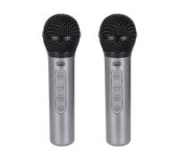Trevi Em 415 R Wireless Microphone 2 Units Argento