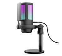 Microfono Trust GXT 238 Auron USB cardioide con illuminazione RGB e filtro antipop