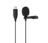 Microfono USB, 1.5m Microfono Lavalier Computer Plug & Play condensatore Omnidirezionale Lapel Shirt Collar Clip on Mic per PC, Computer, Mac, Laptop, Skype, Registrazione, Podcasting, Gaming