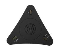 Microfono USB a condensatore omnidirezionale a 360° con cancellazione del rumore Microfono del computer Plug and Play Facile da usare Funzione mute Volume regolabile Porta audio da 3,5 mm Adatto per