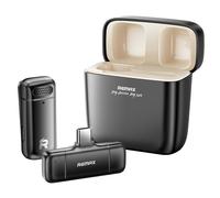 Microfono USB-C Riduzione del Rumore Portata 20 m e Custodia di Ricarica