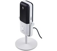 Elgato Wave:3 White, microfono condensatore USB premium per streaming, podcast, gaming e home office, software di mixaggio gratis, plug-in per effetti audio, anti-distorsione, plug ’n play, Mac, PC