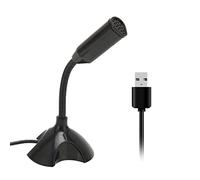 Microfono USB, Microfono per Conferenza Omnidirezionale a 360 Gradi, Resistente Al Rumore e Regolabile Al Collo, Salvaspazio Durevole per KTV, Chat Web, per MSN, per SKYPE