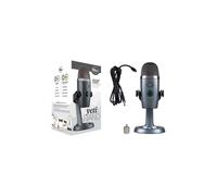 Microfono USB Premium - LOGITECH G - Yeti - Per Registrazione, Streaming, Gaming, Podcast - PC o MAC - Grigio