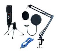 AUDIODESIGN PRO PA MC USB1 MICROFONO USB DA STUDIO A CONDENSATORE CON ACCESSORI