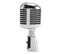 Microfono Vintage, Microfono retrò con Rack Rotante Autotensionante, Microfono Vocale Dinamico Classico in Lega di Zinco per la Registrazione in Studio di Performance Dal Vivo