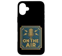Microfono vintage On The Air Custodia per iPhone 16 Plus
