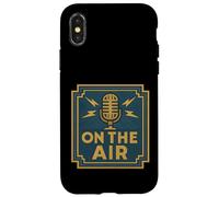 Microfono vintage On The Air Custodia per iPhone X/XS