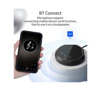 Microfono Vivavoce per Conferenze USB da Tavolo, Pulsanti con Sensore Tattile, Microfono A Condensatore per PC, Supporto per Altoparlante