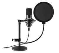 Microfono Vonyx CMTS300 USB cardioide con supporto e filtro antipop