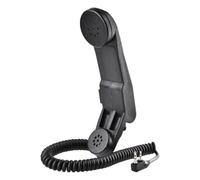 Microfono walkie talkie tipo K, stile militare, altoparlante portatile, pratico ricevitore interfono per UV5R, UV6R, UV82HX, DM5R Plus, uso per lavori di pattuglia, lavoro sul campo, configurazione di