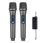 Microfono wireless 2.4G ricaricabile Live Streaming Microfono con display a LED per karaoke canto festa di nozze