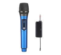 Microfono wireless 2.4G ricaricabile Live Streaming Microfono con display a LED per karaoke canto festa di nozze