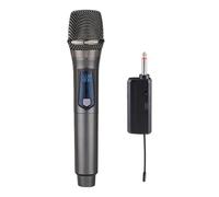 Microfono wireless 2.4G ricaricabile Live Streaming Microfono con display a LED per karaoke canto festa di nozze