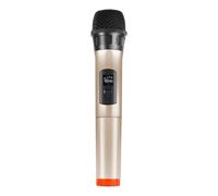 Microfono wireless dinamico Puluz PU628J UHF con jack 3,5 mm, oro
