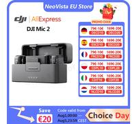 Microfono Wireless DJI Mic 2 con cancellazione intelligente del rumore registrazione interna Mic 2 1TX 1RX