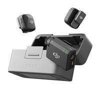 DJI Mic Mini (2 TX + 1 RX + Custodia di ricarica), microfono wireless, leggero, audio di alta qualità, 48 ore di utilizzo, cancellazione rumore, microfono senza fili per fotocamere/iPhone/Android,vlog