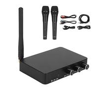 Microfono Wireless, K2 Microfonico Palmare Wireless Microfono Dinamico Senza Fili VHF FM Professionale per Karaoke a Casa Festa D'incontro DJ Matrimonio